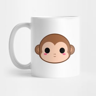 Cute Brown Monkey Mug